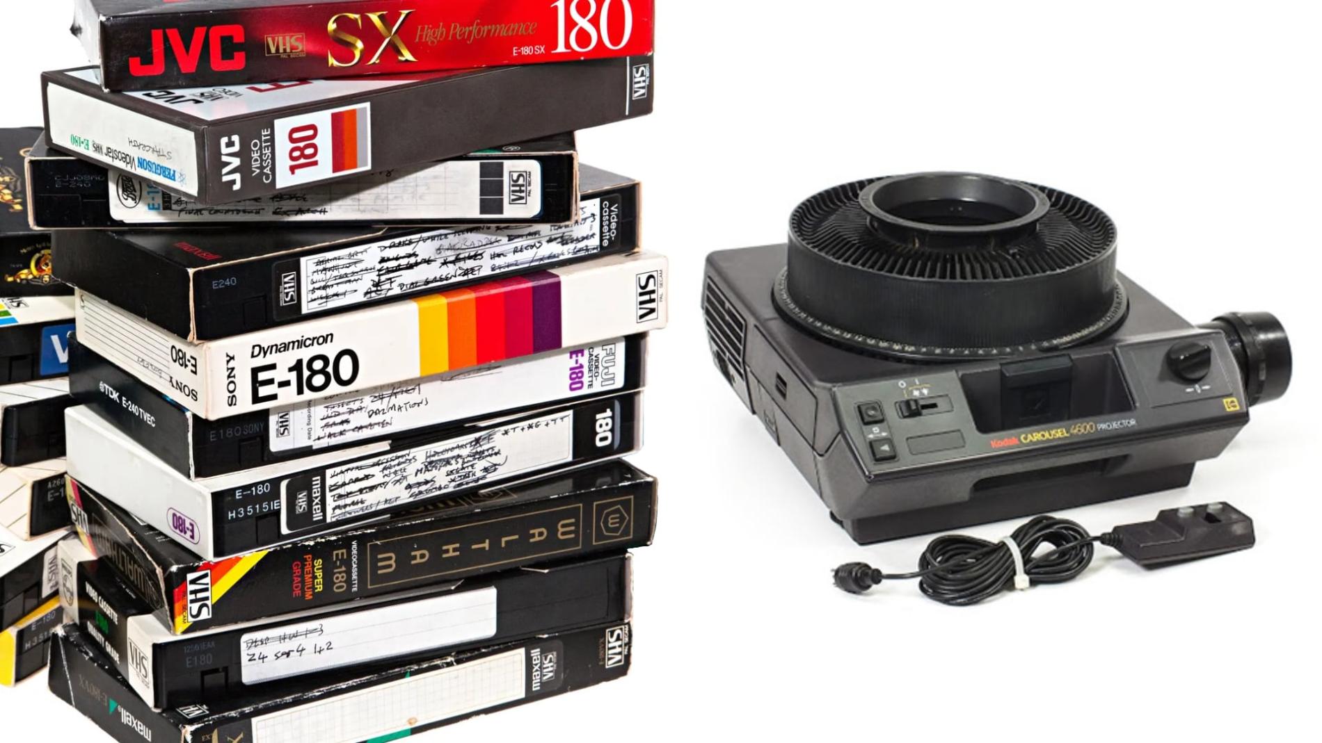 slides and tapes